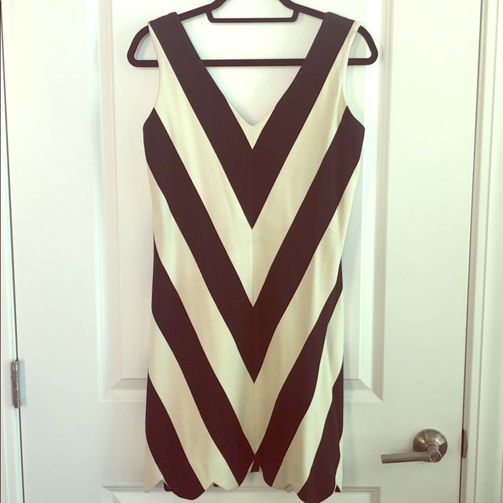 Judith March | Black and White dress